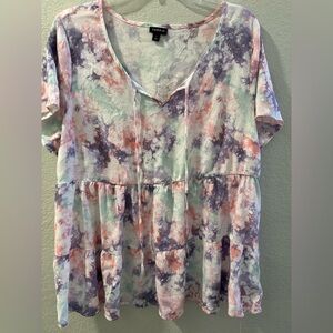 Torrid tie dye blouse
